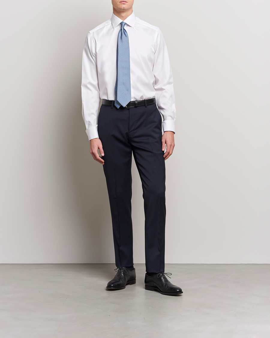 Herr | Business & Beyond | Eton | Contemporary Fit Shirt Double Cuff White