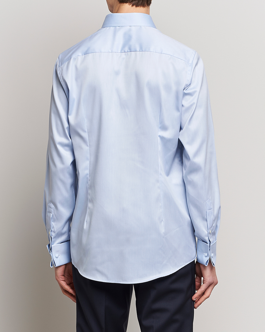Herr | Skjortor | Eton | Contemporary Fit Shirt Double Cuff Blue