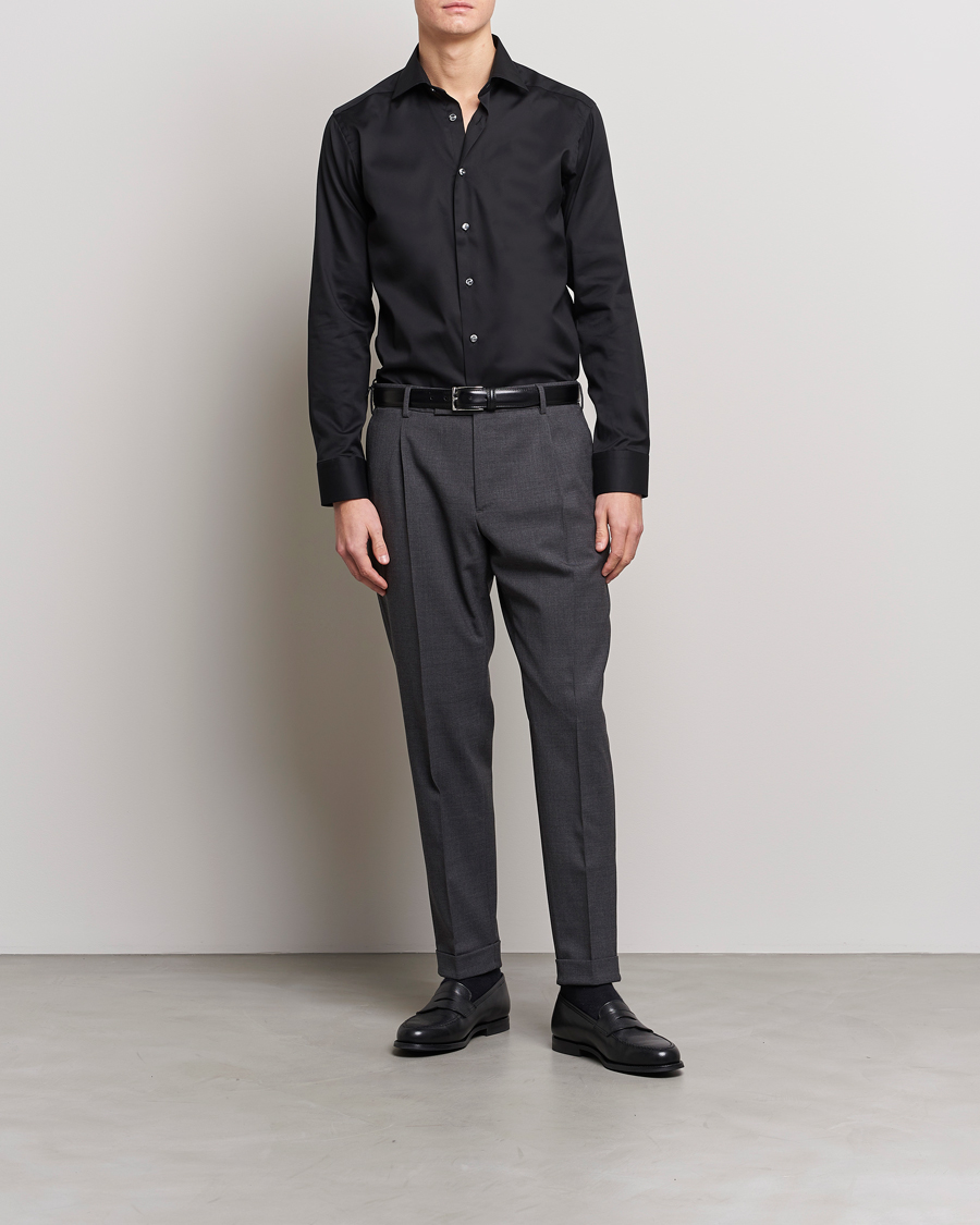 Herr | Avdelningar | Eton | Slim Fit Shirt Black