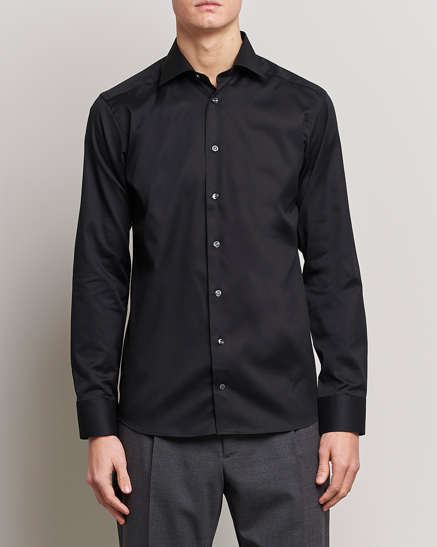 Herr | | Eton | Slim Fit Shirt Black