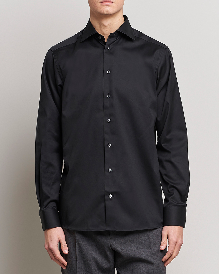 Herr | Business & Beyond | Eton | Contemporary Fit Shirt Black