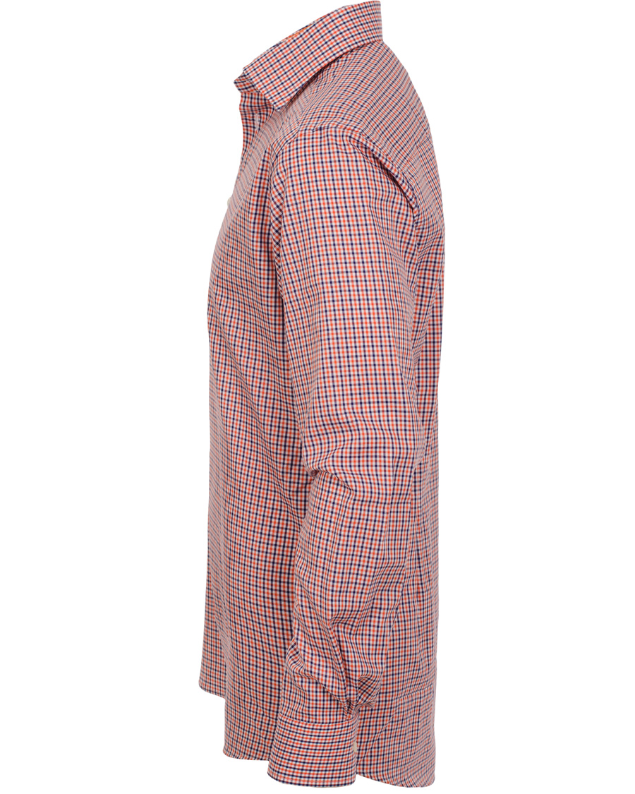 Herr | Skjortor | Eton | Slim Fit Shirt Red Ribbon Check Orange Multi