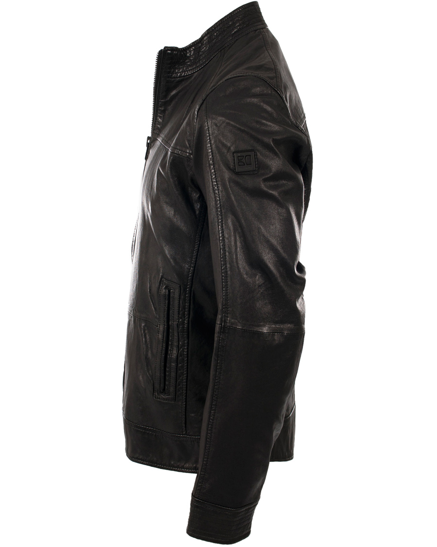 Herr | Jackor | BOSS ORANGE | BOSS Casual Jips 4 Leather Jacket Black