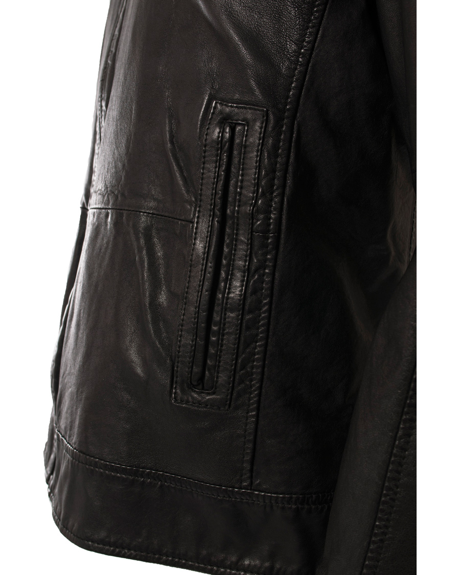 Herr | Jackor | BOSS ORANGE | BOSS Casual Jips 4 Leather Jacket Black