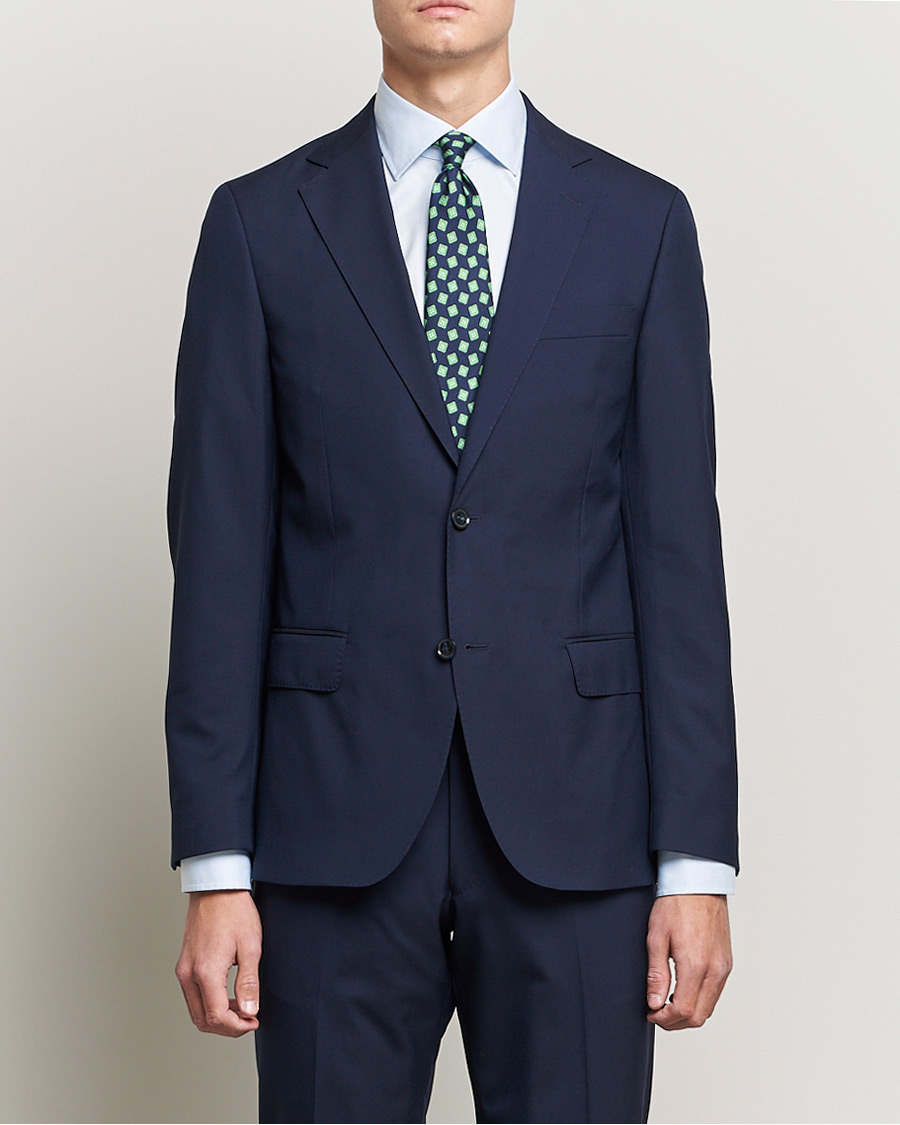 Herr | Kavajer | Oscar Jacobson | Edmund Blazer Super 120's Wool Navy 46