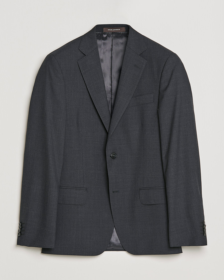 Herr | Kavajer | Oscar Jacobson | Edmund Blazer Super 120's Wool Grey