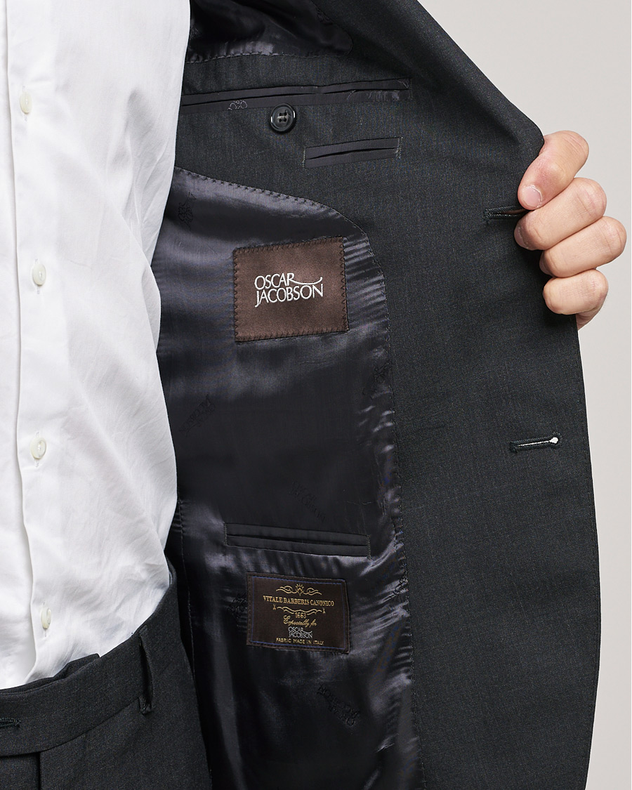 Herr | Kavajer | Oscar Jacobson | Edmund Blazer Super 120's Wool Grey