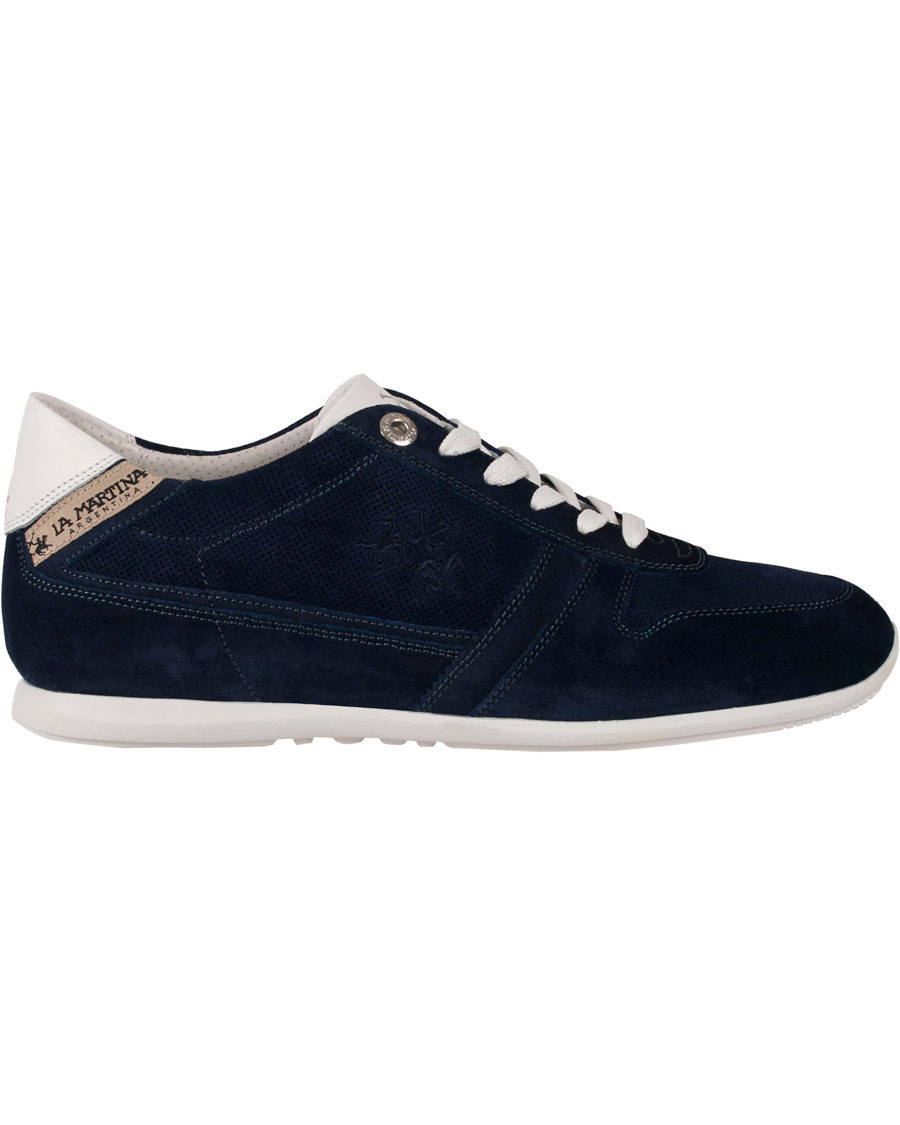 Herr | La Martina Sneaker Denim Blue | La Martina | Sneaker Denim Blue