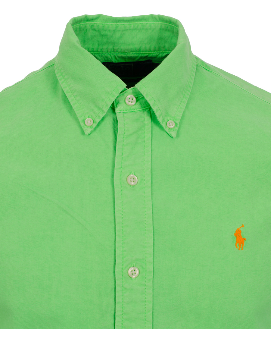 Herr | Skjortor | Polo Ralph Lauren | Slim Fit Shirt Oxford Brilliant Lime