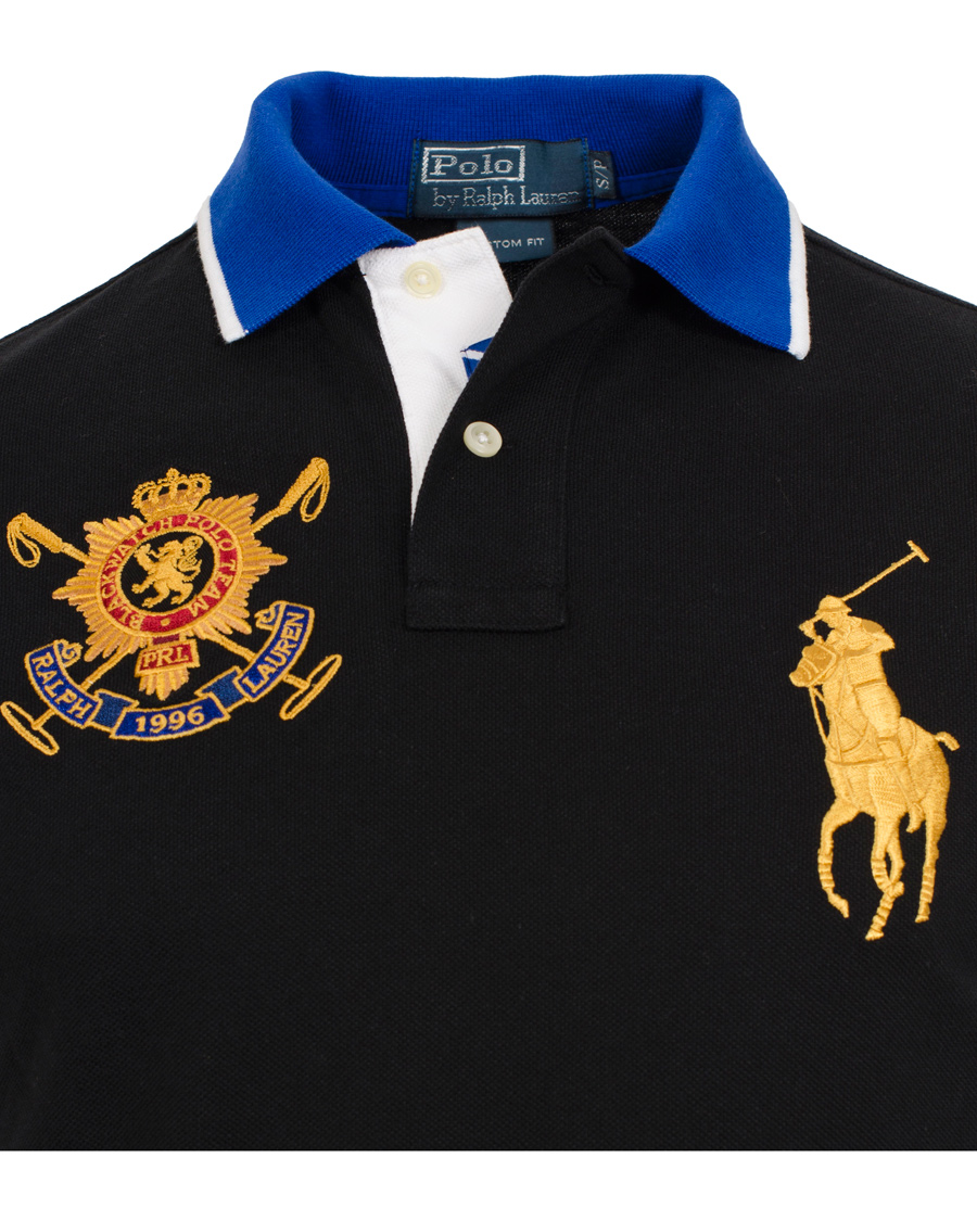 Herr | Pikéer | Polo Ralph Lauren | Blackwatch Summer Classic Custom Fit Polo Black Multi