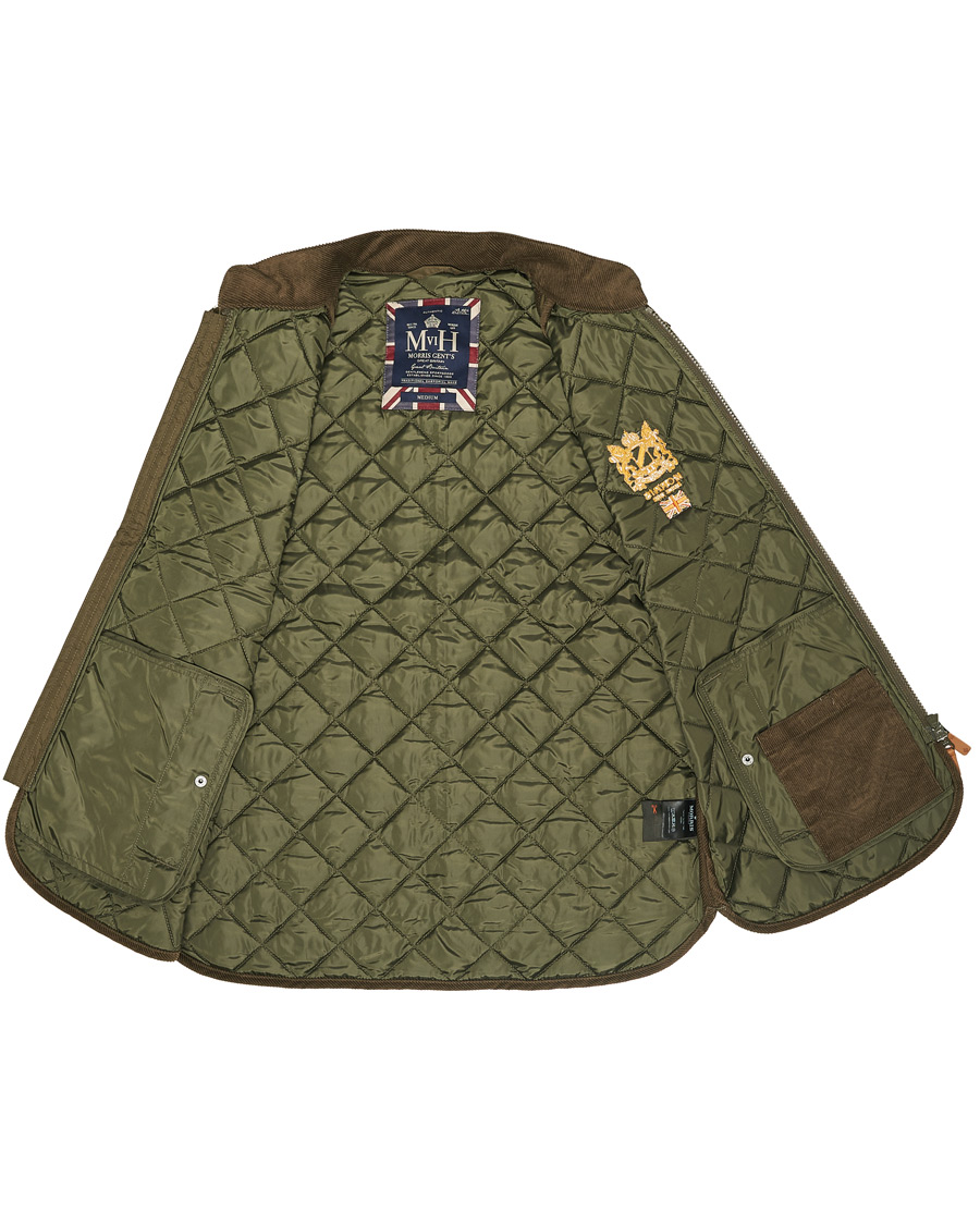Herr | Västar | Morris | Trenton Quilted Vest Olive