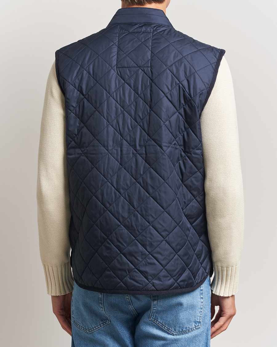 Herr | Västar | Morris | Trenton Quilted Vest Old Blue