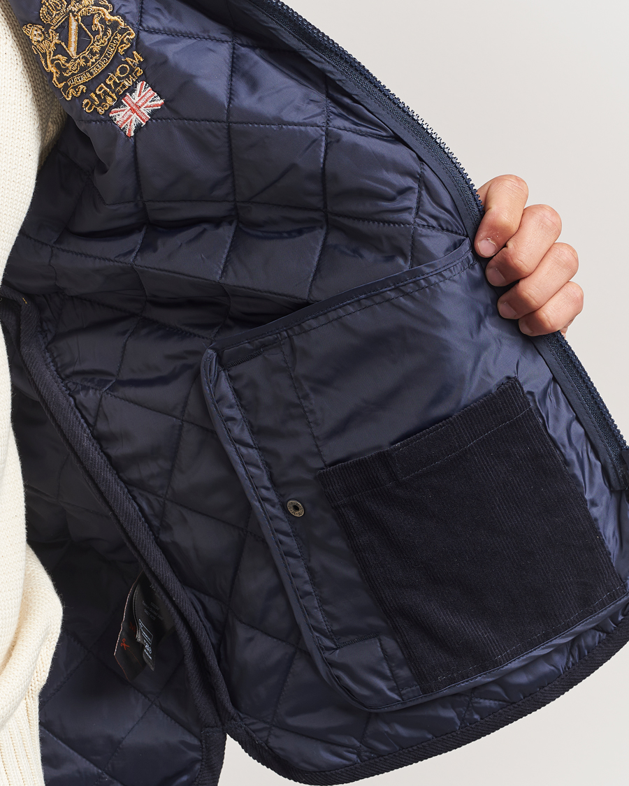 Herr | Västar | Morris | Trenton Quilted Vest Old Blue