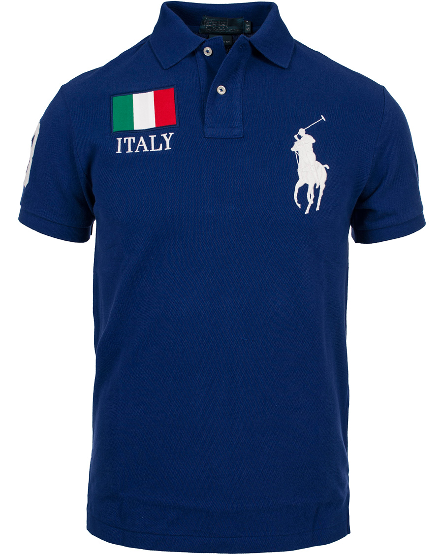 Herr | Pikéer | Polo Ralph Lauren | Custom Fit Polo Boston Royal Italy