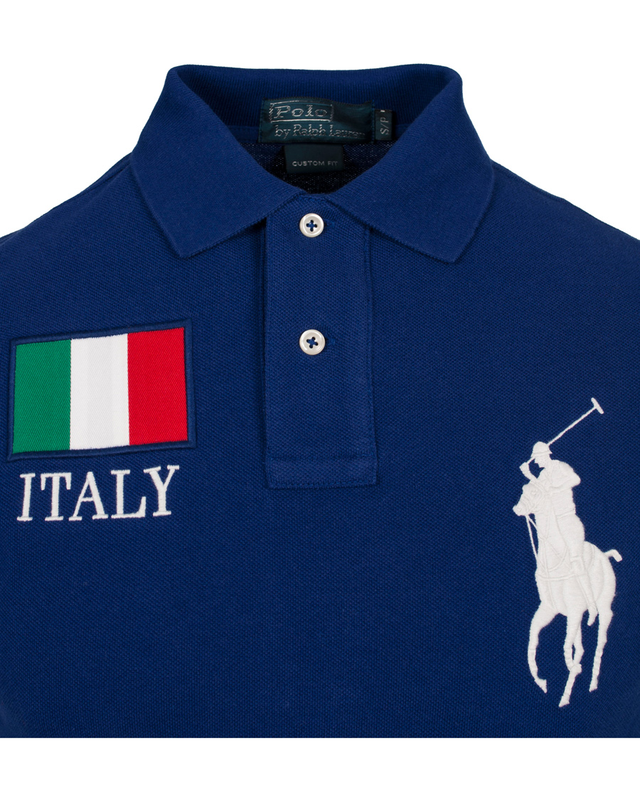 Herr | Pikéer | Polo Ralph Lauren | Custom Fit Polo Boston Royal Italy