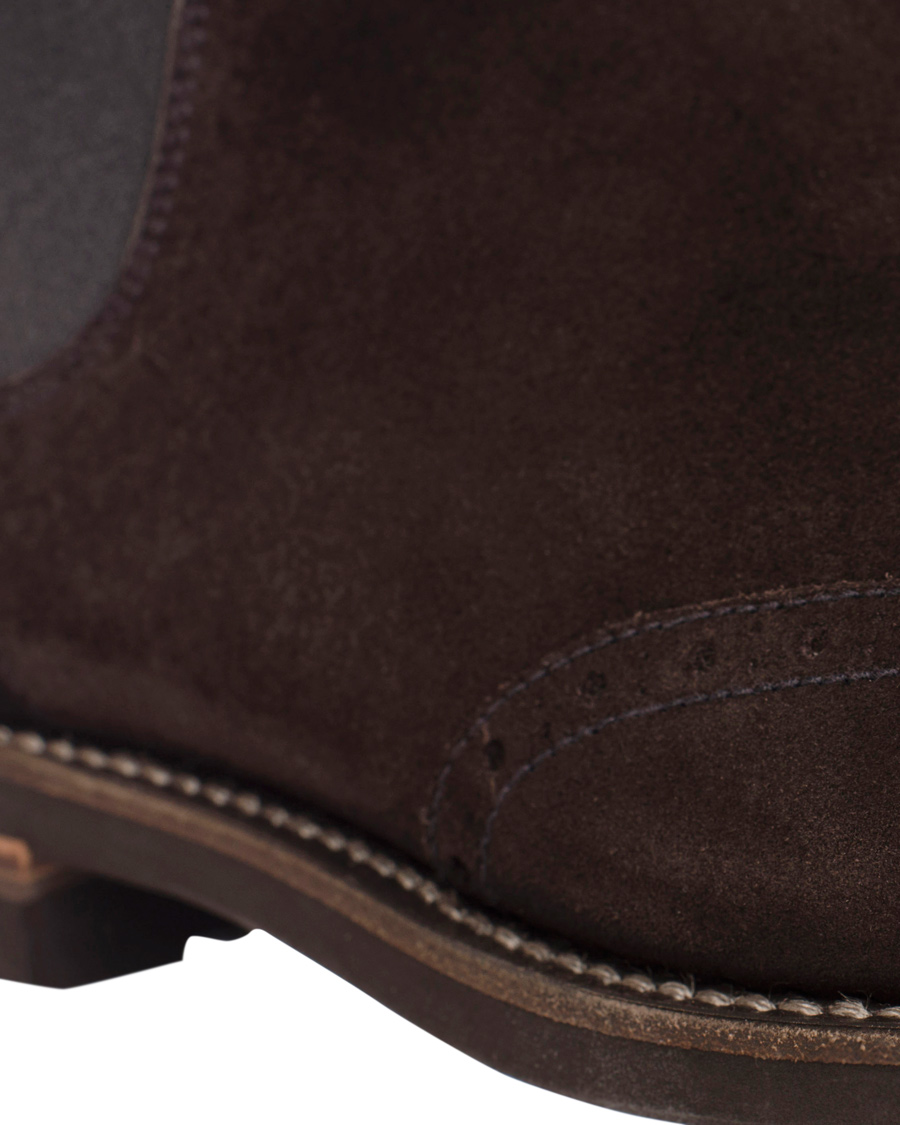 Herr | BALLY Martigny Major Chelsea Boot Suede Dark Brown | Bally | Martigny Major Chelsea Boot Suede Dark Brown