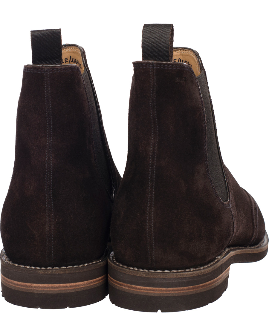 Herr | BALLY Martigny Major Chelsea Boot Suede Dark Brown | Bally | Martigny Major Chelsea Boot Suede Dark Brown
