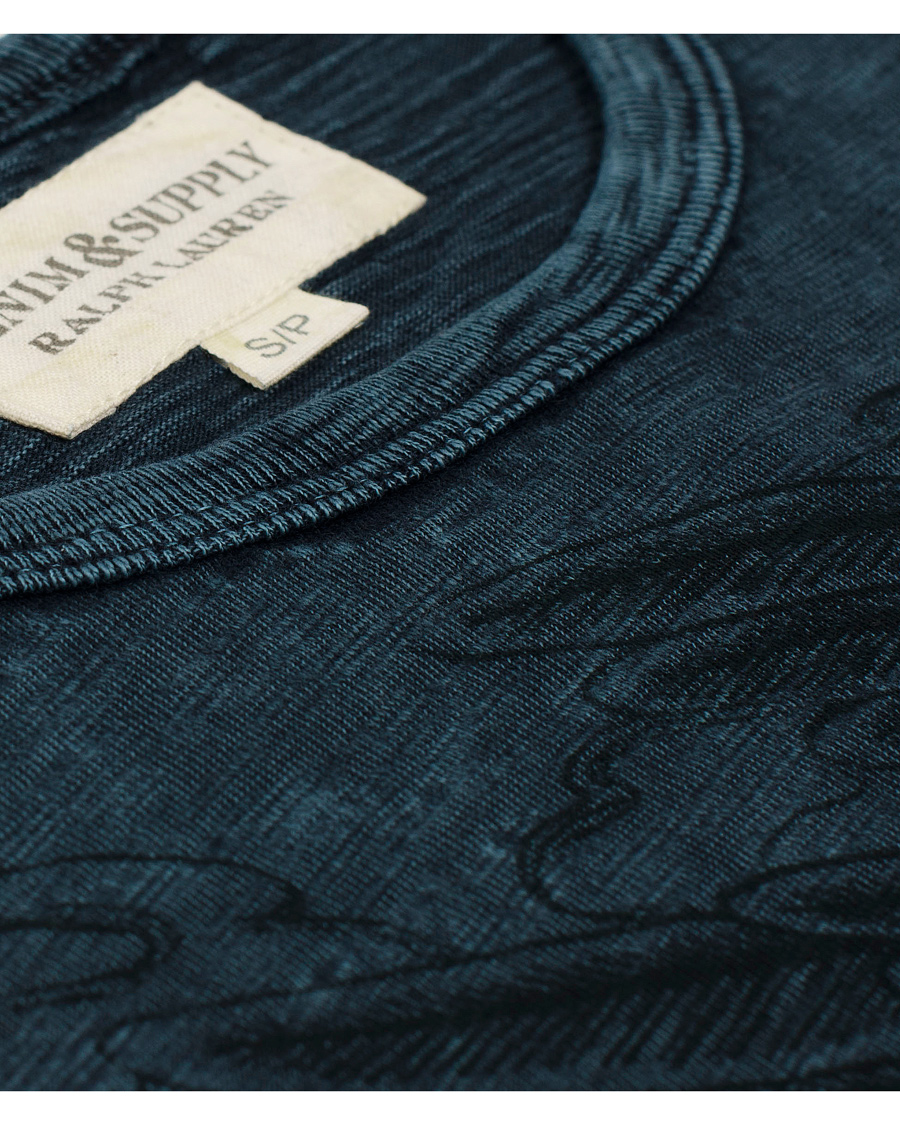 Herr | T-Shirts | Denim & Supply Ralph Lauren | Printed CN Hawk Light Indigo