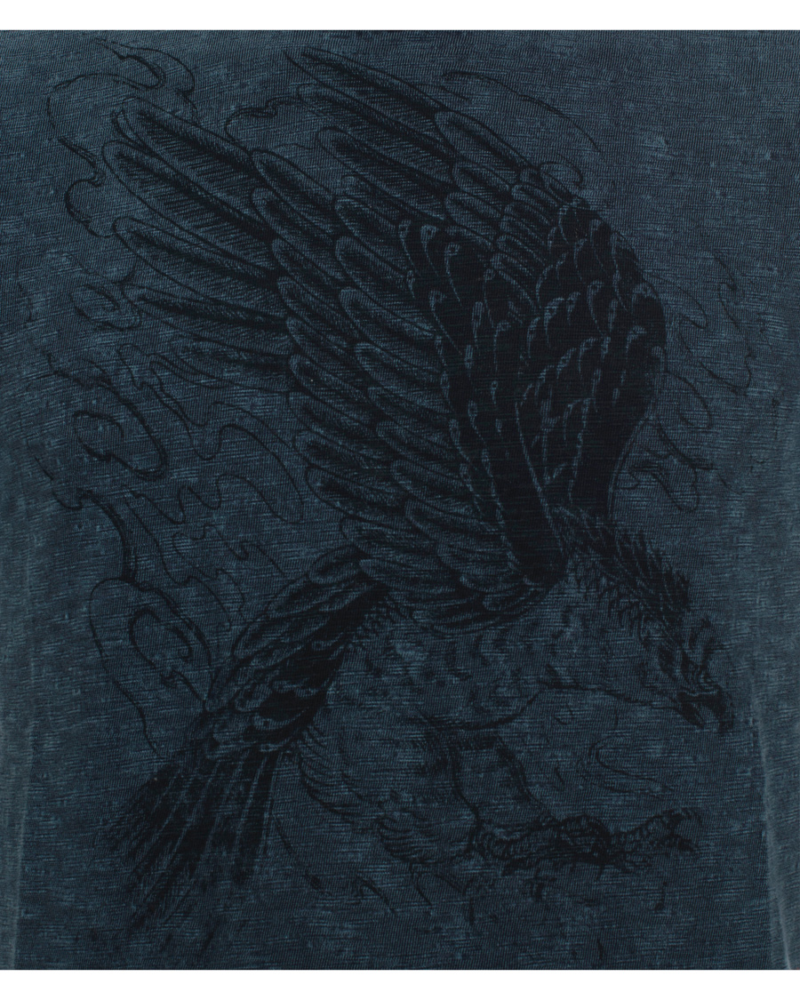 Herr | T-Shirts | Denim & Supply Ralph Lauren | Printed CN Hawk Light Indigo