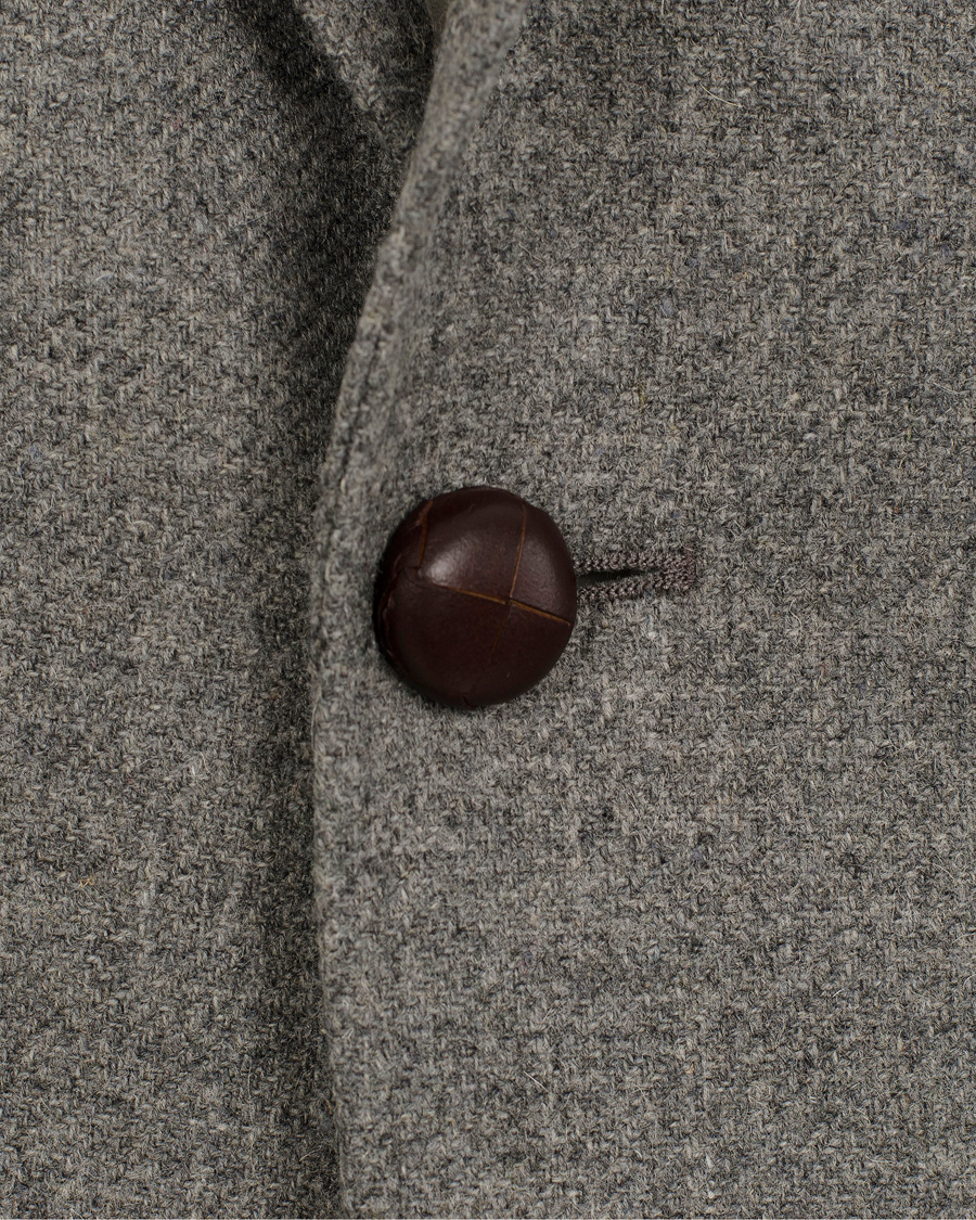 Herr | Kavajer | Morris | Brian Shetland Wool Diagonal Blazer Grey