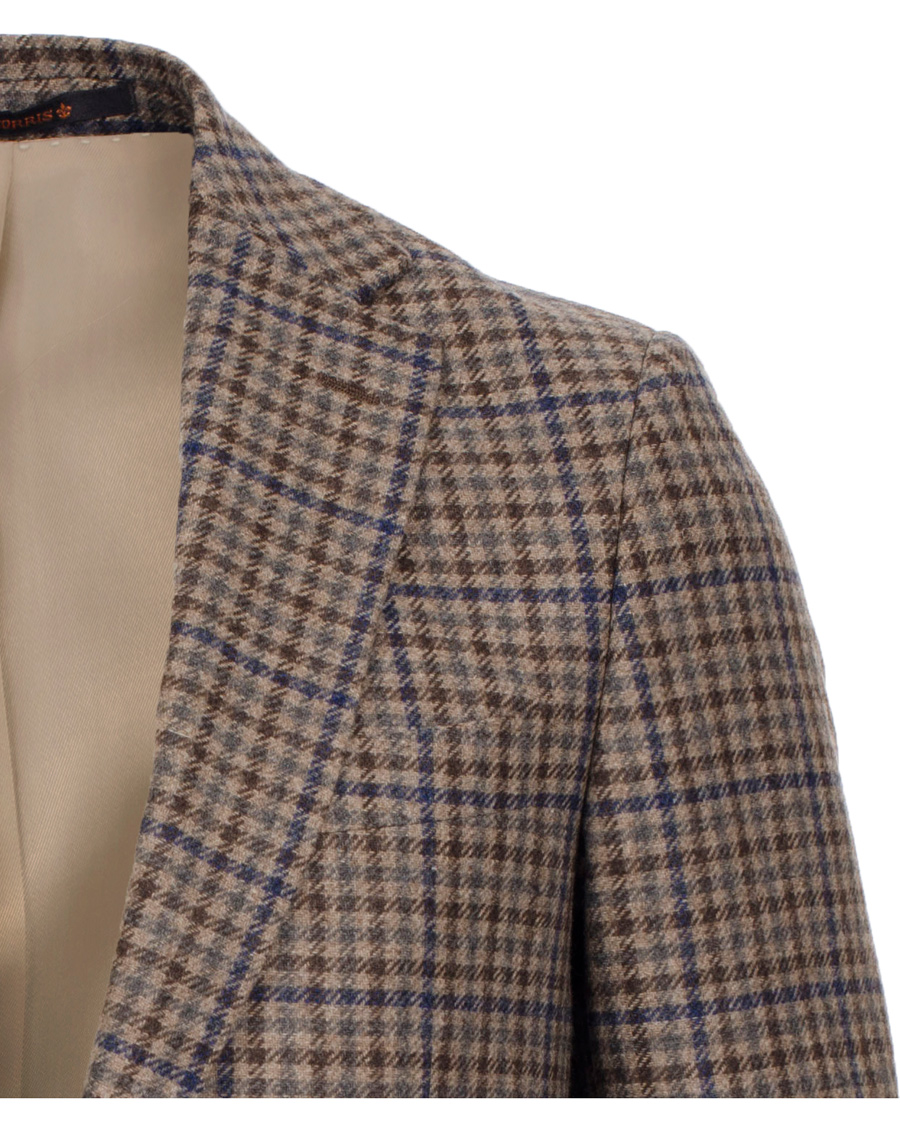 Herr | Kavajer | Morris | Brian Houndstooth Blazer Brown
