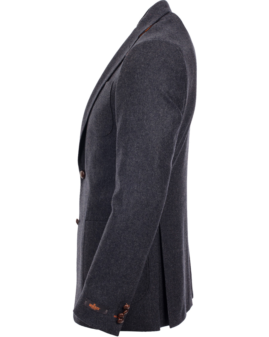 Herr | Kavajer | Morris | Rodney Herringbone Blazer Navy