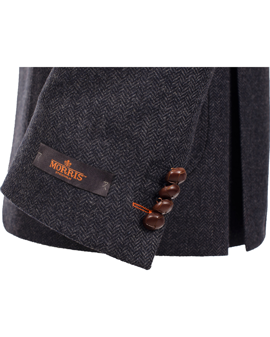 Herr | Kavajer | Morris | Rodney Herringbone Blazer Navy