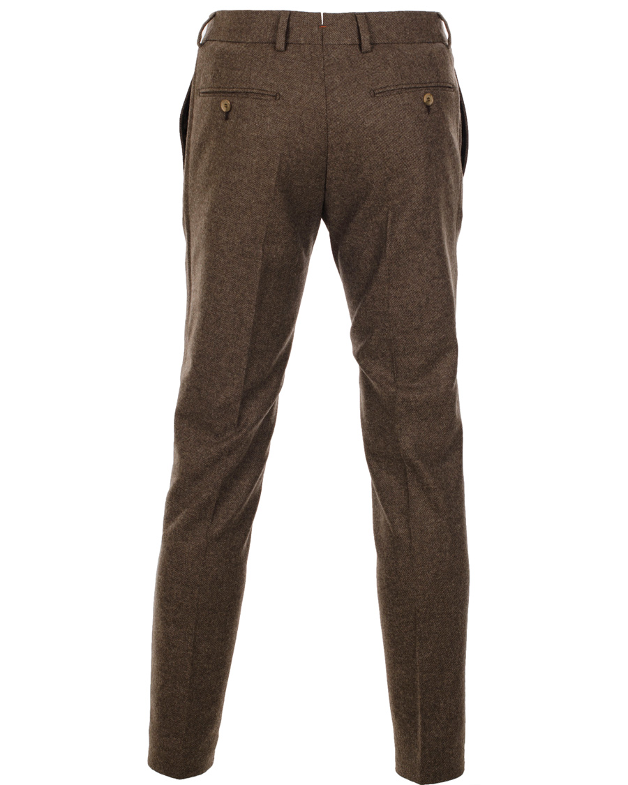 Herr | Byxor | Morris | Rodney Diagonal Trousers Brown