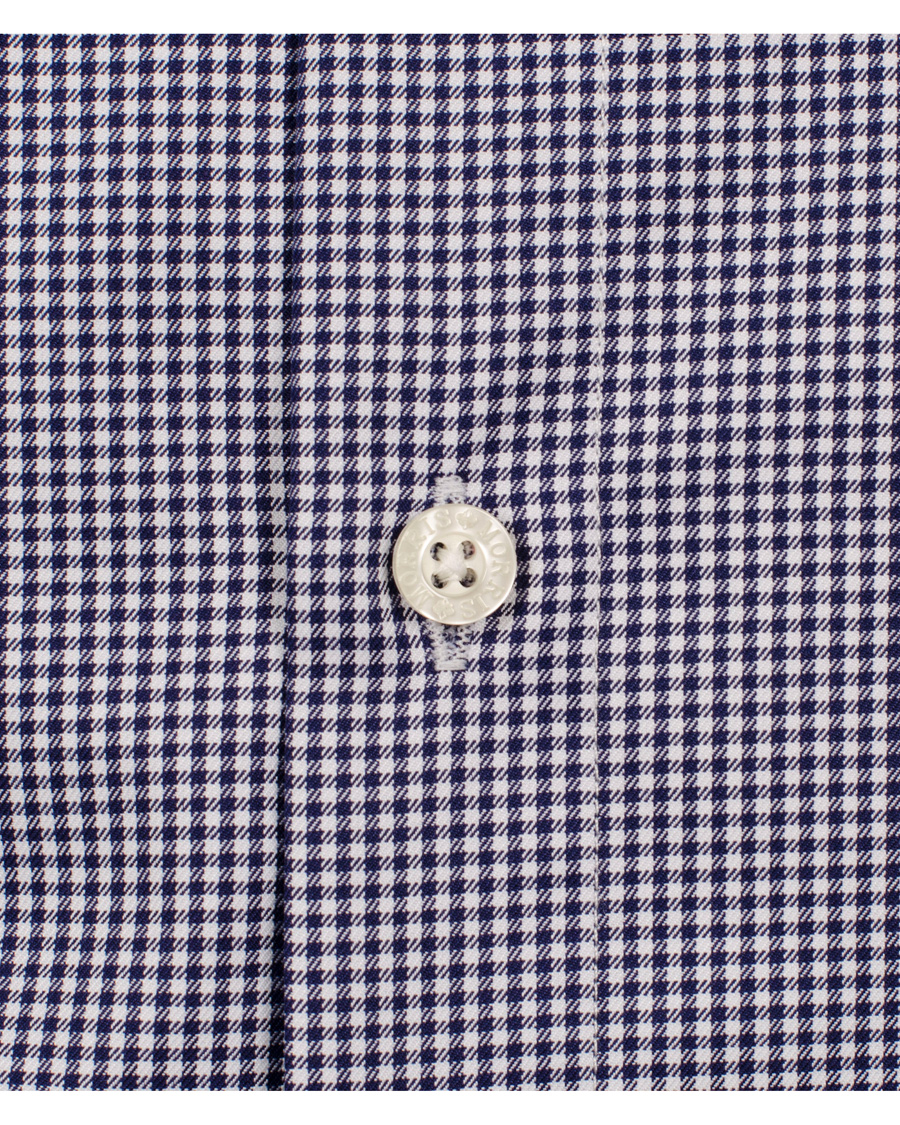 Herr | Skjortor | Morris | Sir Moore Mini Check Shirt Navy