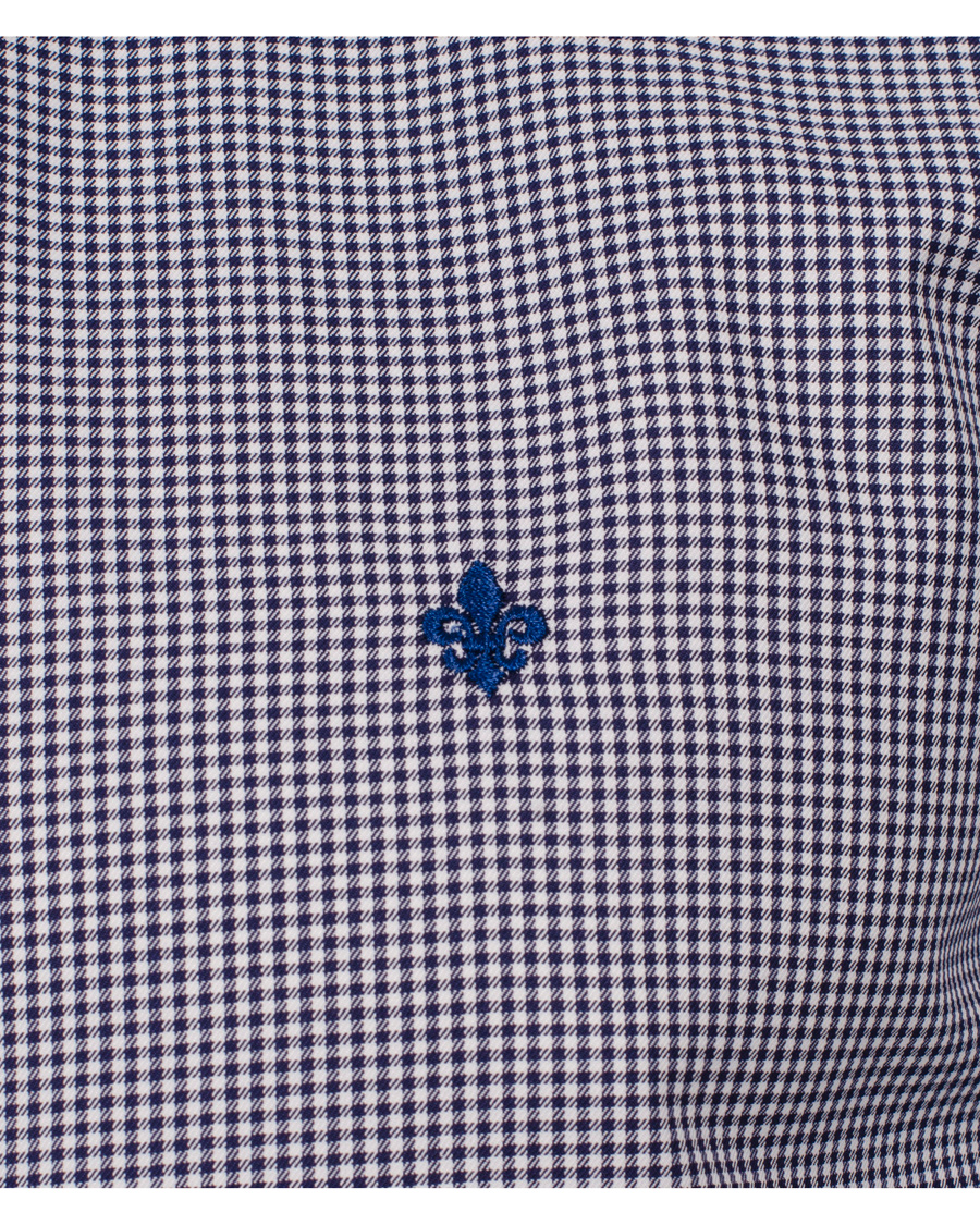 Herr | Skjortor | Morris | Sir Moore Mini Check Shirt Navy
