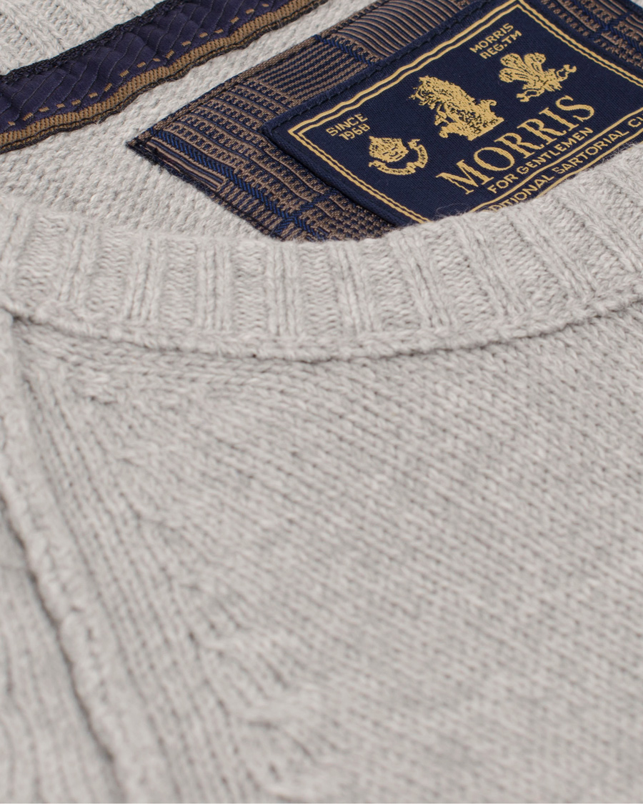 Herr | Tröjor | Morris | Union Jack Sweater Grey