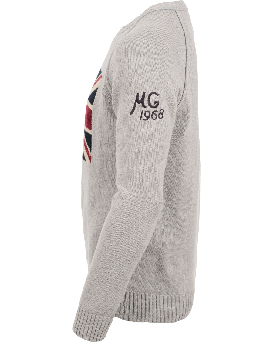 Herr | Tröjor | Morris | Union Jack Sweater Grey