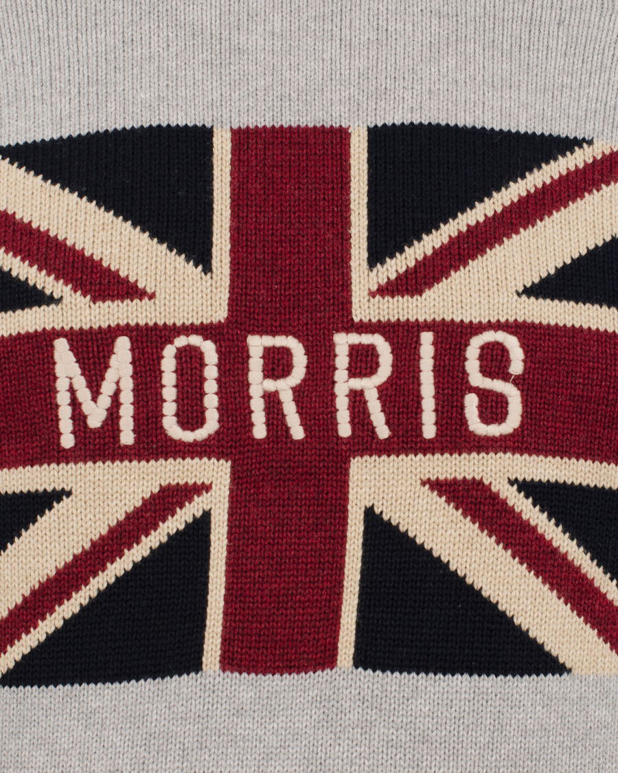 Herr | Tröjor | Morris | Union Jack Sweater Grey