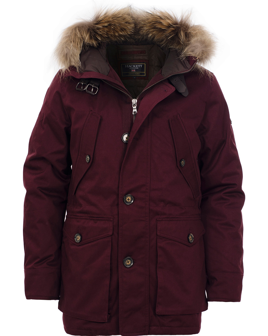 Herr | Jackor | Hackett | Arctic Parka Wine