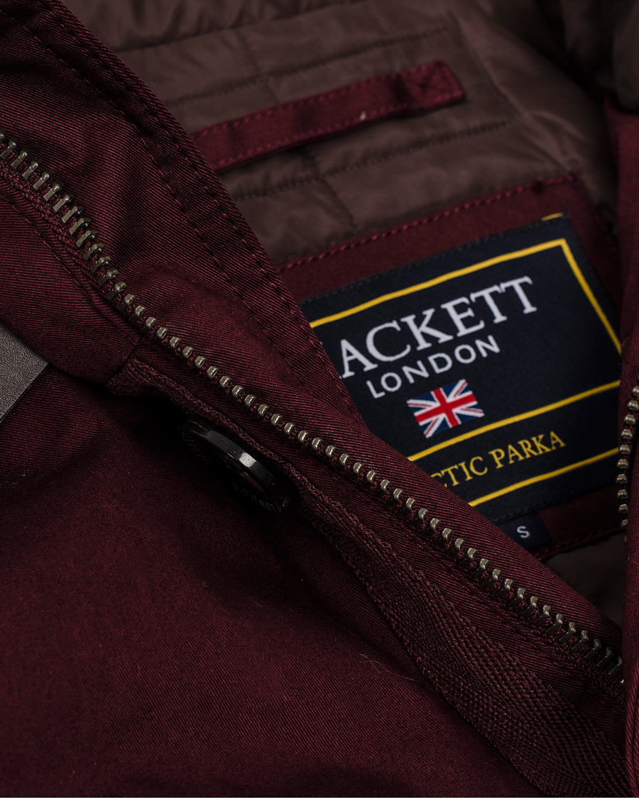 Herr | Jackor | Hackett | Arctic Parka Wine