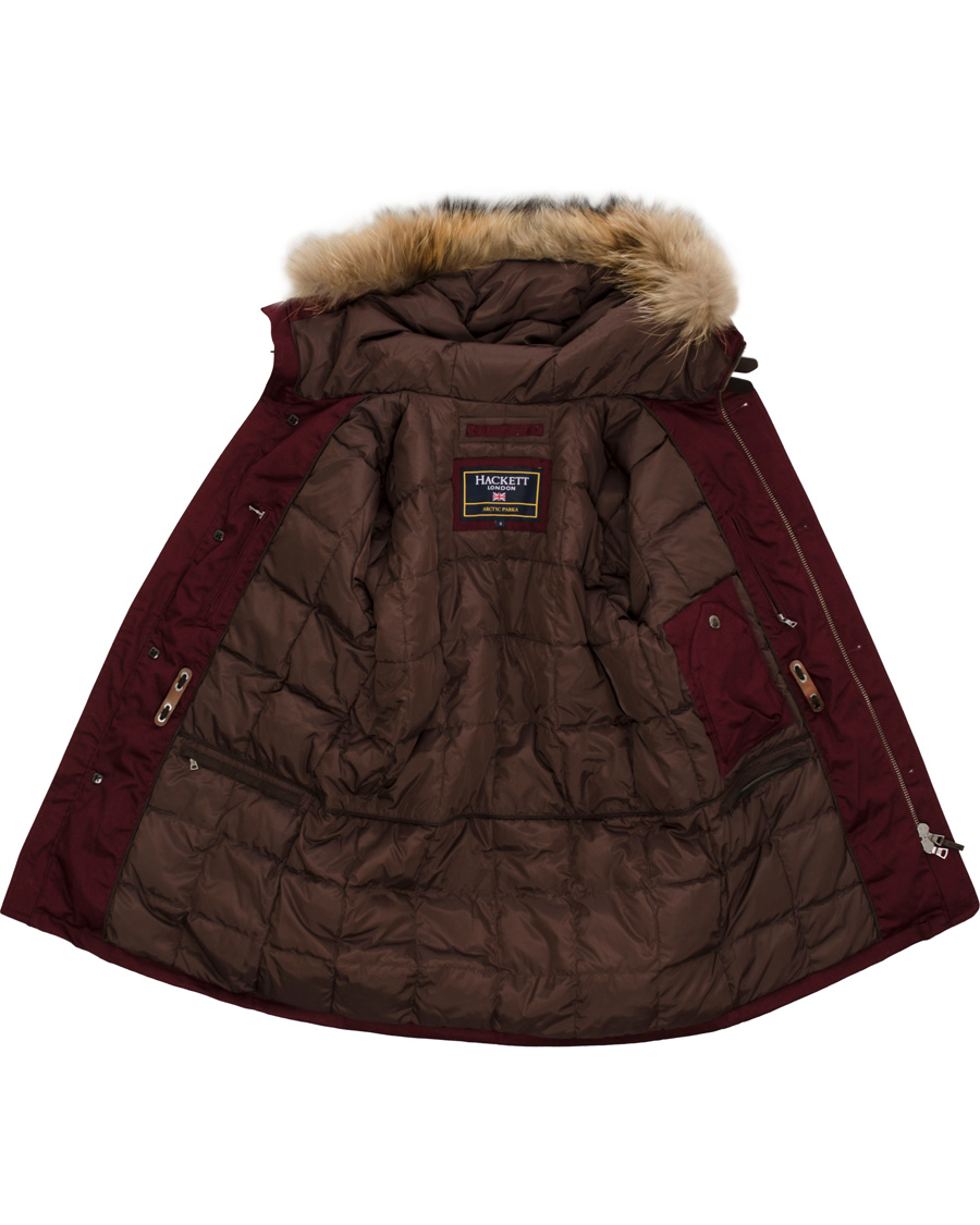Herr | Jackor | Hackett | Arctic Parka Wine