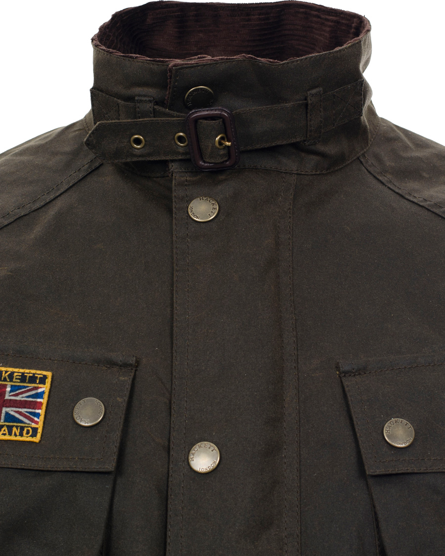 Herr | Jackor | Hackett | Wax Rally Jacket Olive