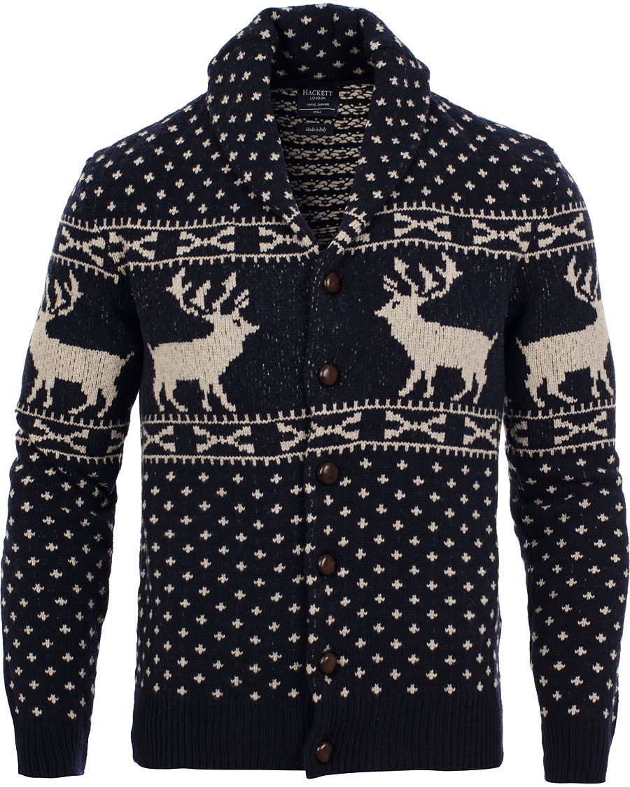 Herr | Tröjor | Hackett | Rudolf Cardigan Navy S