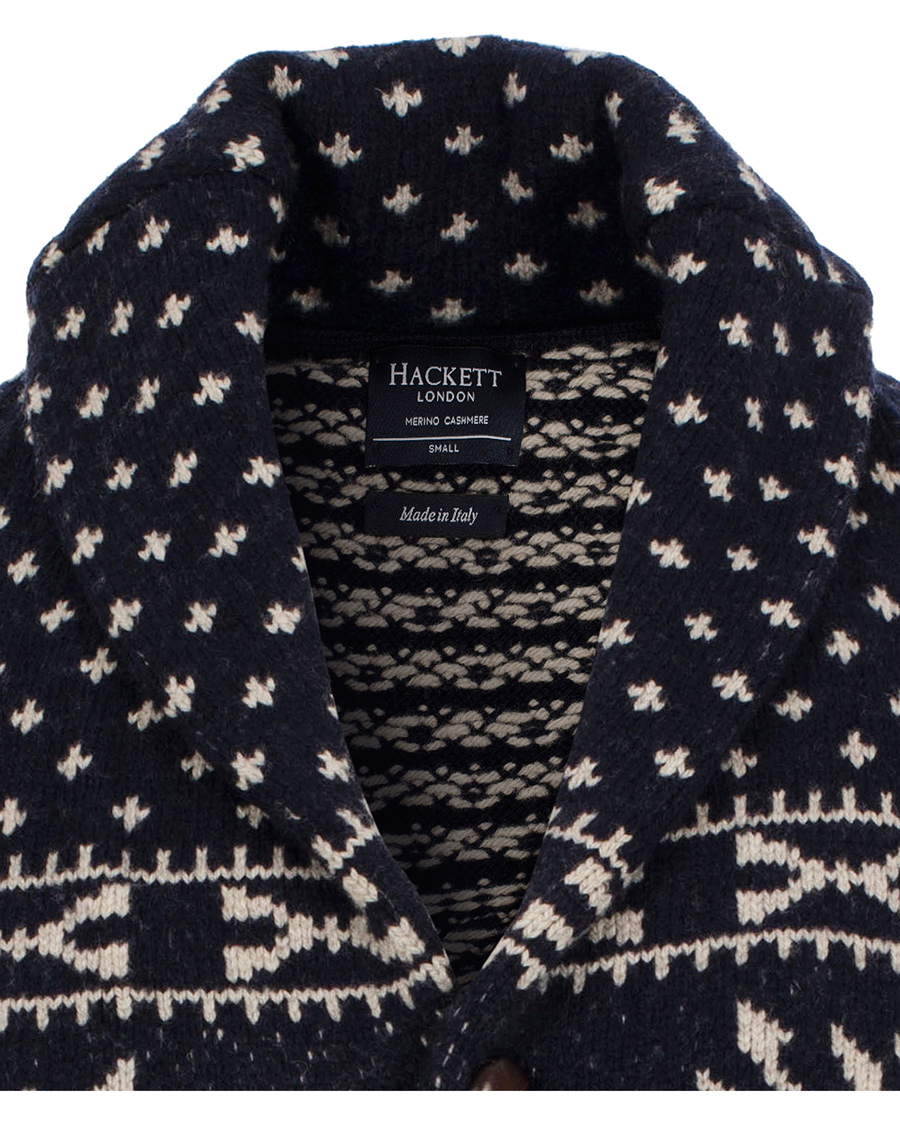 Herr | Tröjor | Hackett | Rudolf Cardigan Navy S