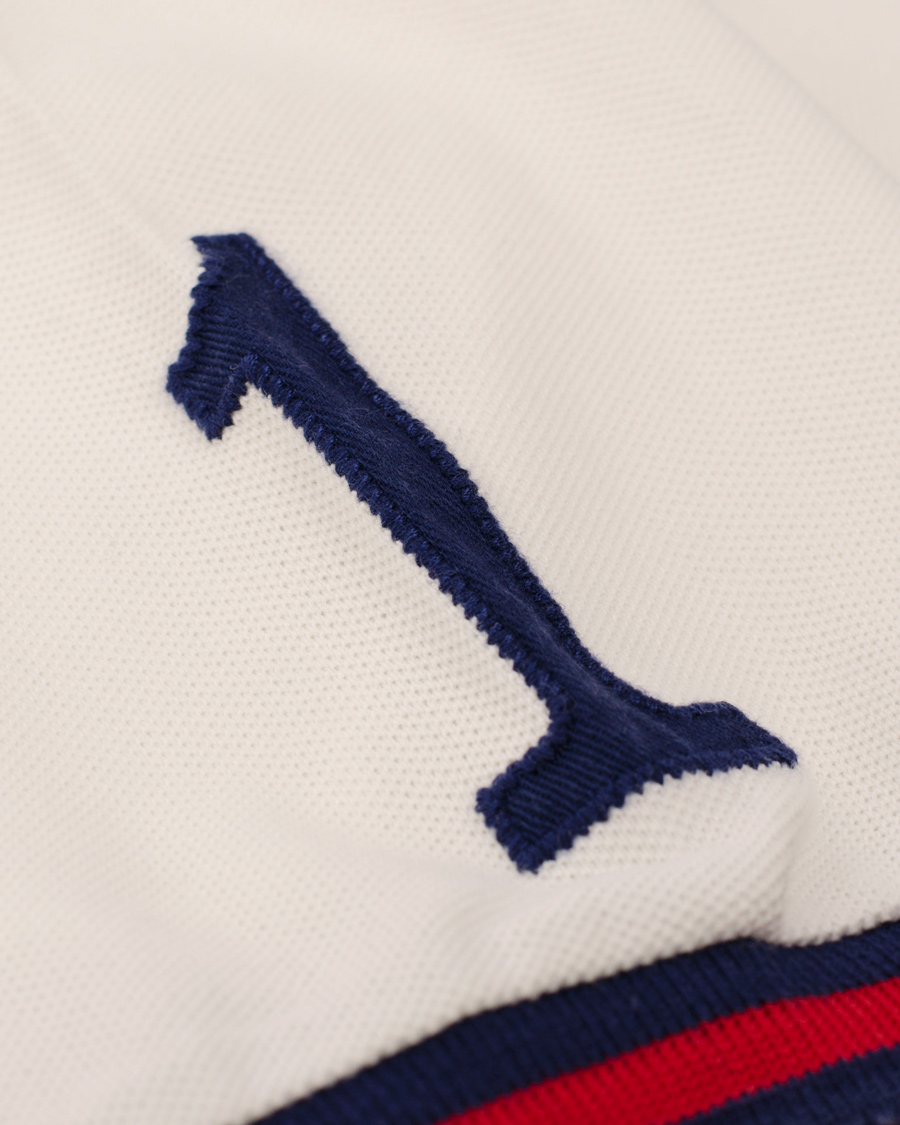 Herr | Pikéer | Hackett | Snow Number Piké Winter White