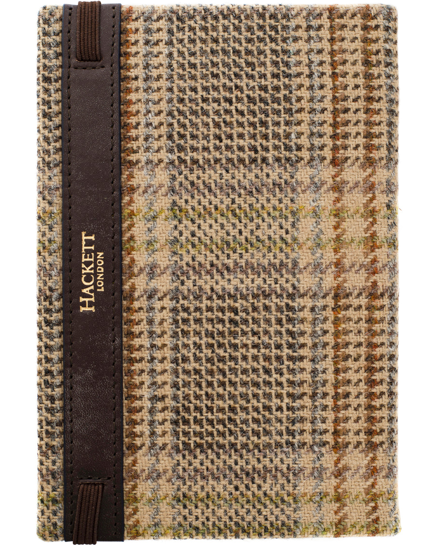 Herr | Hackett Tweed Notebook Tan | Hackett | Tweed Notebook Tan