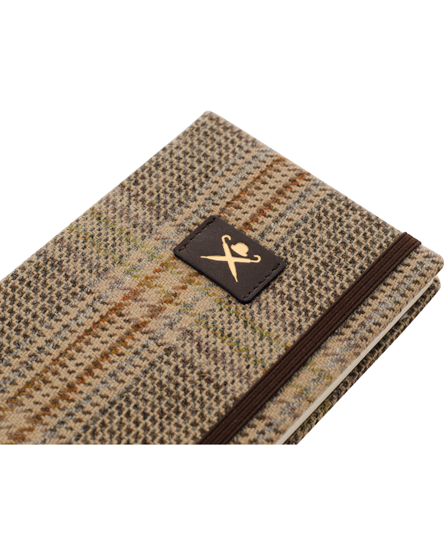 Herr | Hackett Tweed Notebook Tan | Hackett | Tweed Notebook Tan