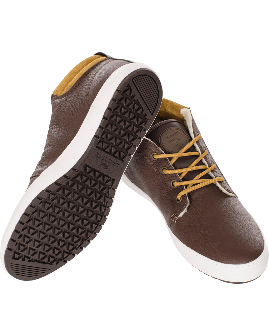 Herr | Lacoste Ampthill Terra Mid Sneaker Brown | Lacoste | Ampthill Terra Mid Sneaker Brown