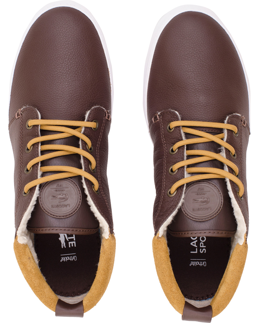 Herr | Lacoste Ampthill Terra Mid Sneaker Brown | Lacoste | Ampthill Terra Mid Sneaker Brown