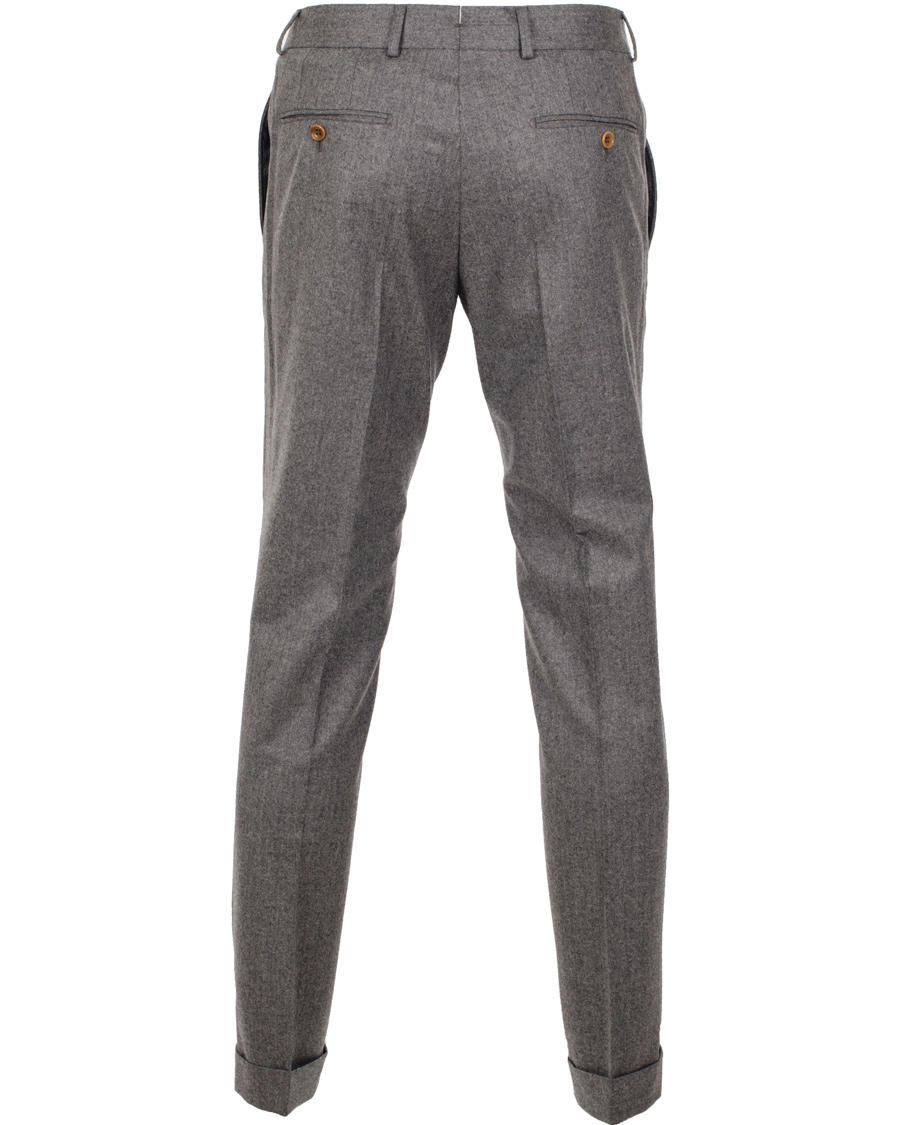 Herr | Byxor | Morris Heritage | Fred Light Flannel Trousers Grey 46