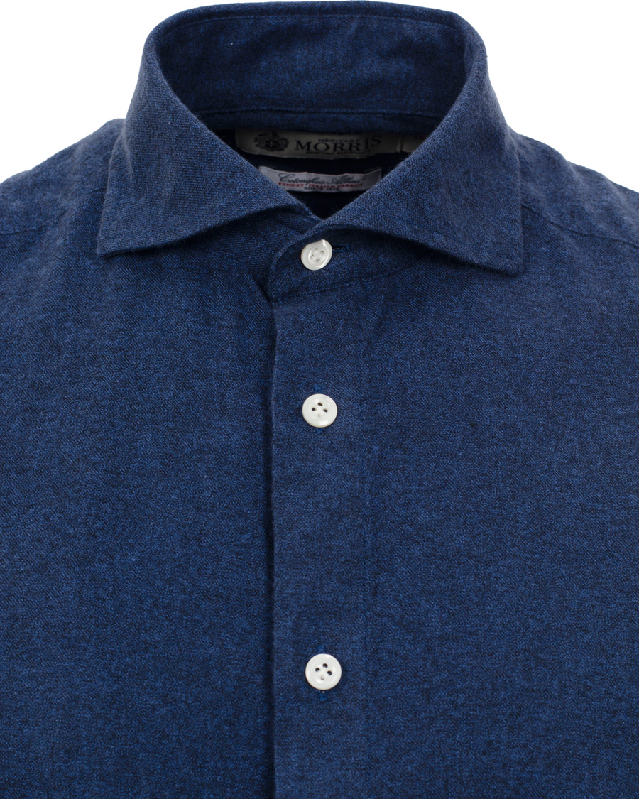 Herr | Skjortor | Morris Heritage | Bond Cut Away Shirt Blue