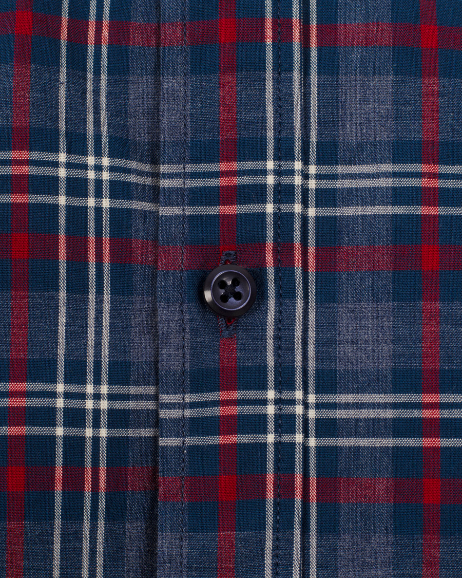 Herr | Skjortor | Tommy Hilfiger | Matthew New York Fit Shirt Check Duthc Navy/Rio Red