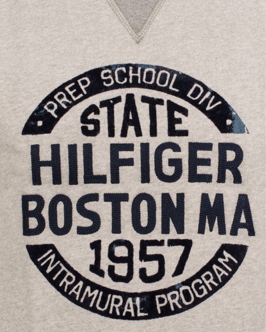Herr | Tröjor | Tommy Hilfiger | Largo C-Neck Vintage Fit Sweatshirt Cloud Heather