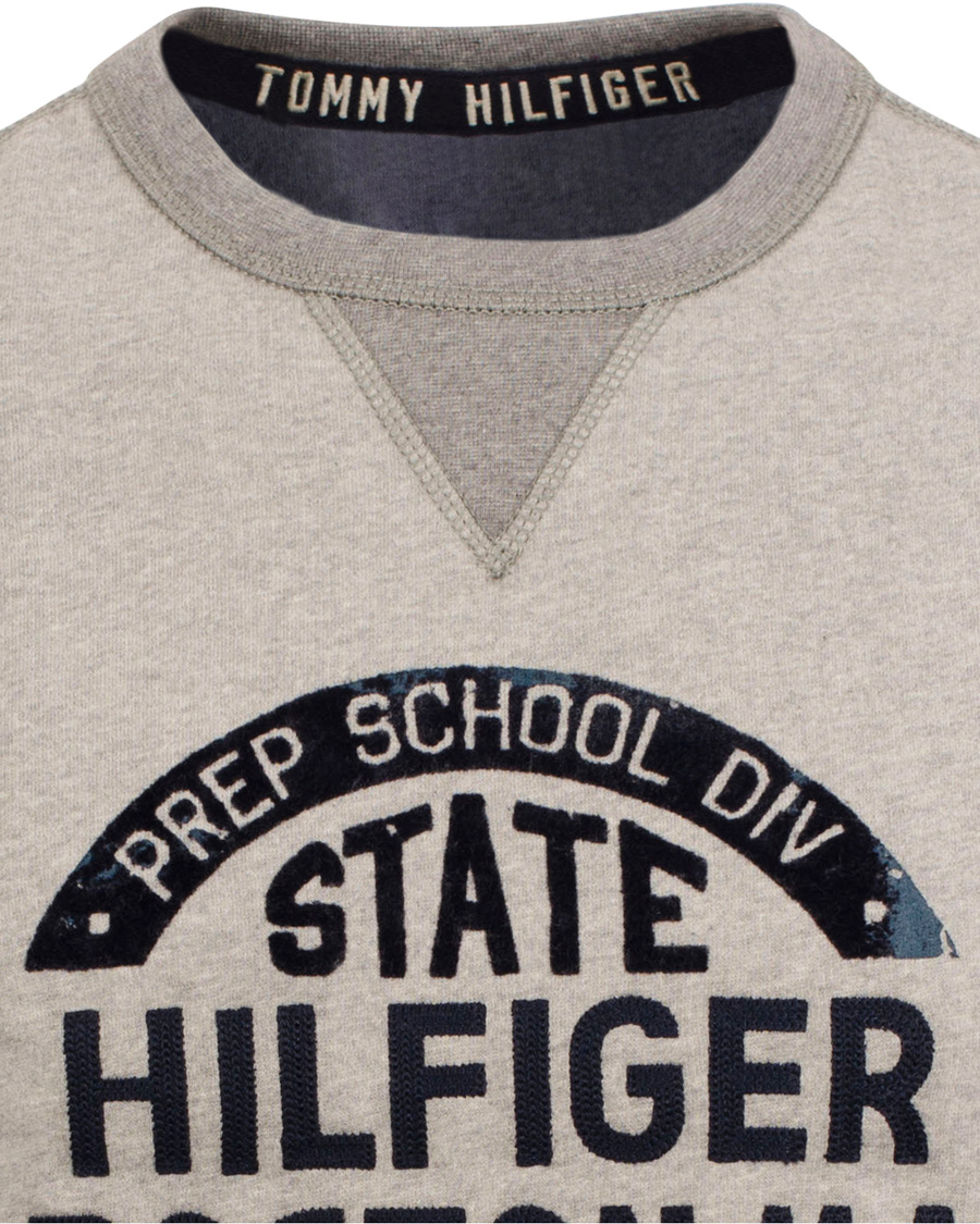 Herr | Tröjor | Tommy Hilfiger | Largo C-Neck Vintage Fit Sweatshirt Cloud Heather