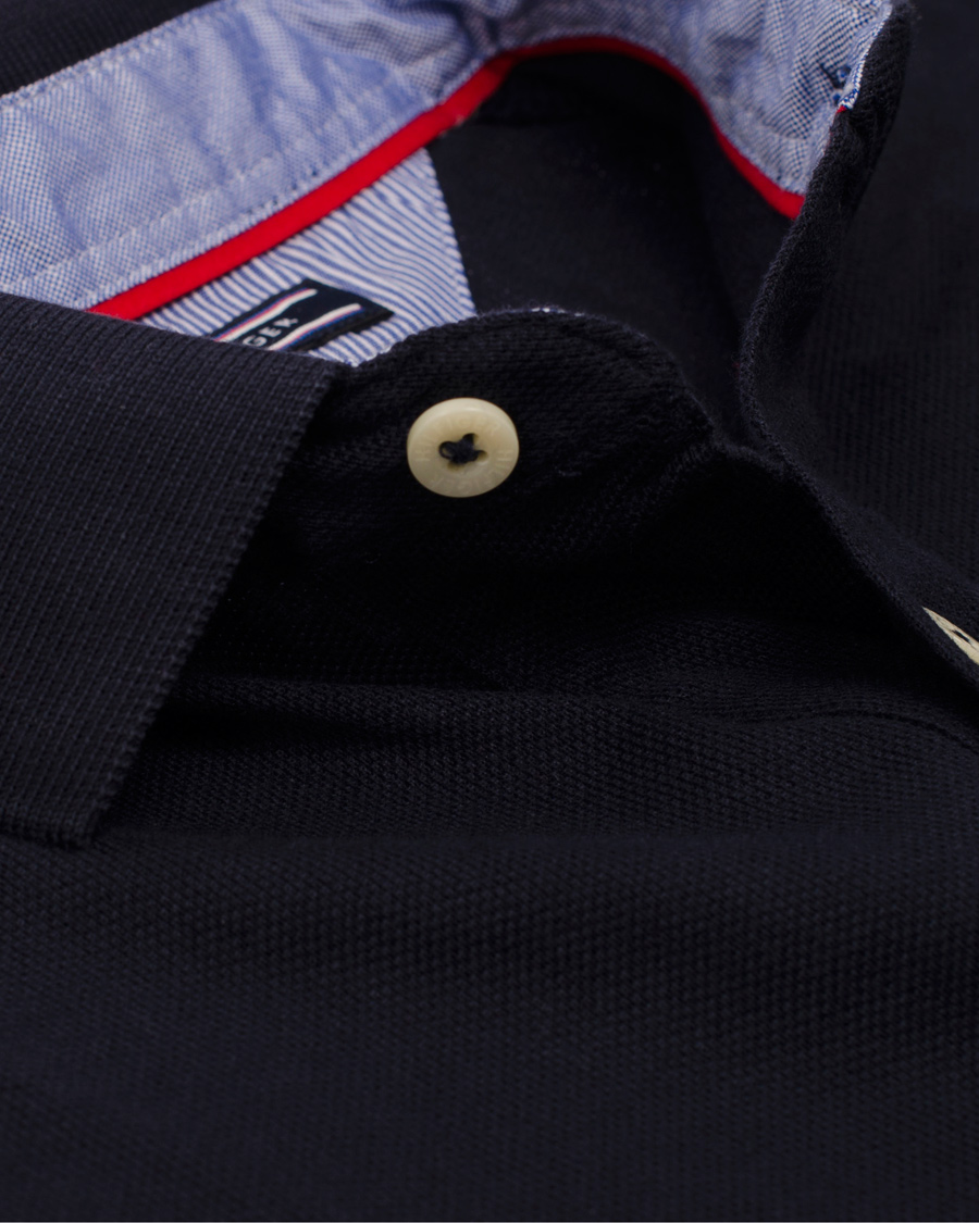 Herr | Tröjor | Tommy Hilfiger | New Tommy Long Sleeve Piké Regular Fit Midnight